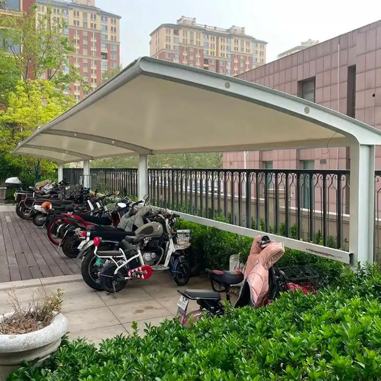 商都县膜结构电动车棚